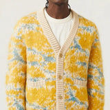 Mohair Camo Cardigan - Multi - Corridor - STAG Provisions - Tops - Sweater