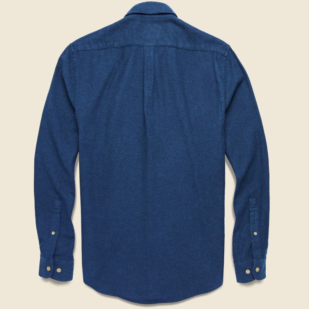 Flannel Teca Shirt - Blue - Portuguese Flannel - STAG Provisions - Tops - L/S Woven - Solid