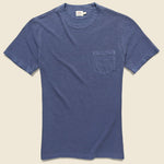 Garment Dyed Pocket Tee - Navy - Faherty - STAG Provisions - Tops - S/S Tee