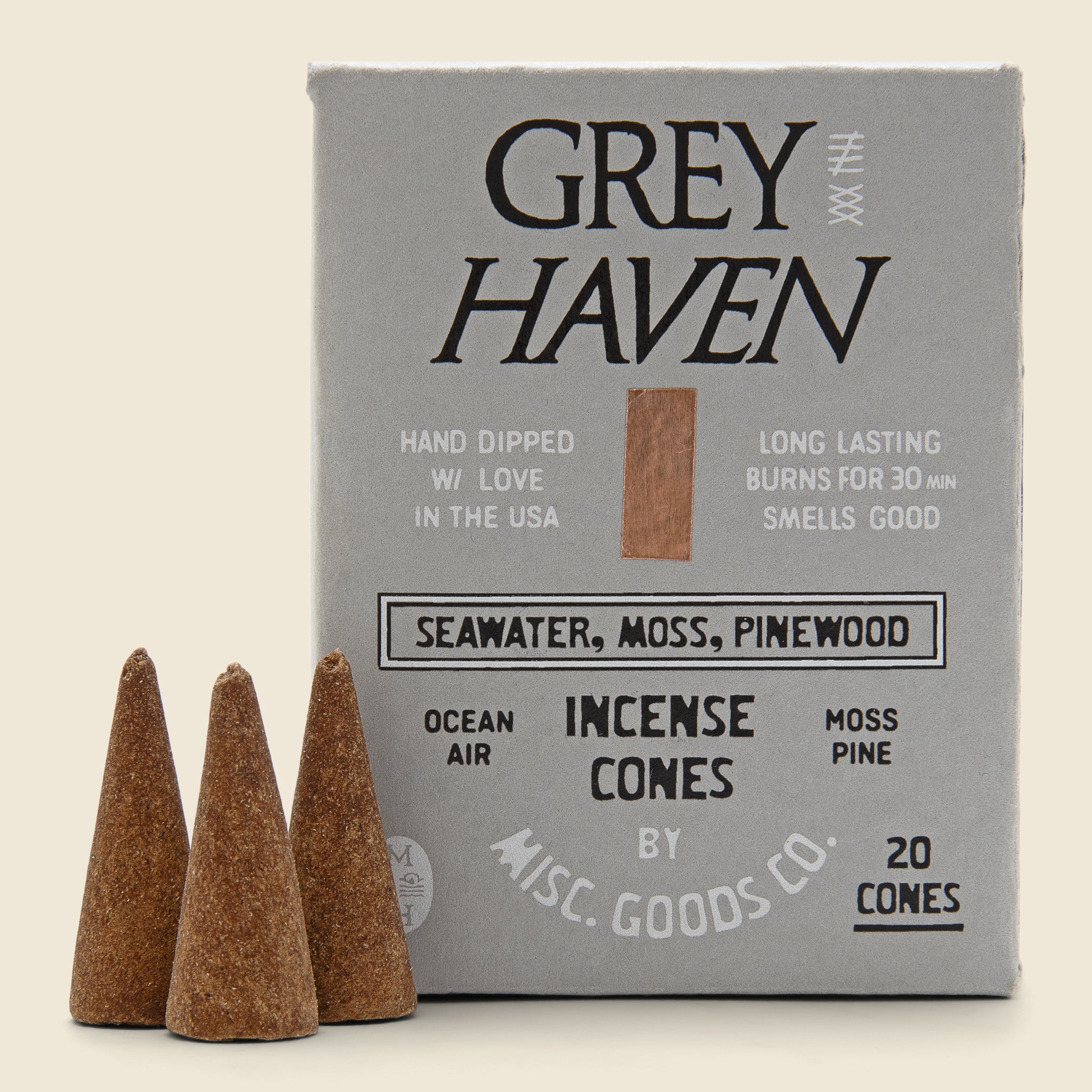 Cone Incense - Greyhaven - Misc Goods Co. - STAG Provisions - Home - Fragrance - Incense