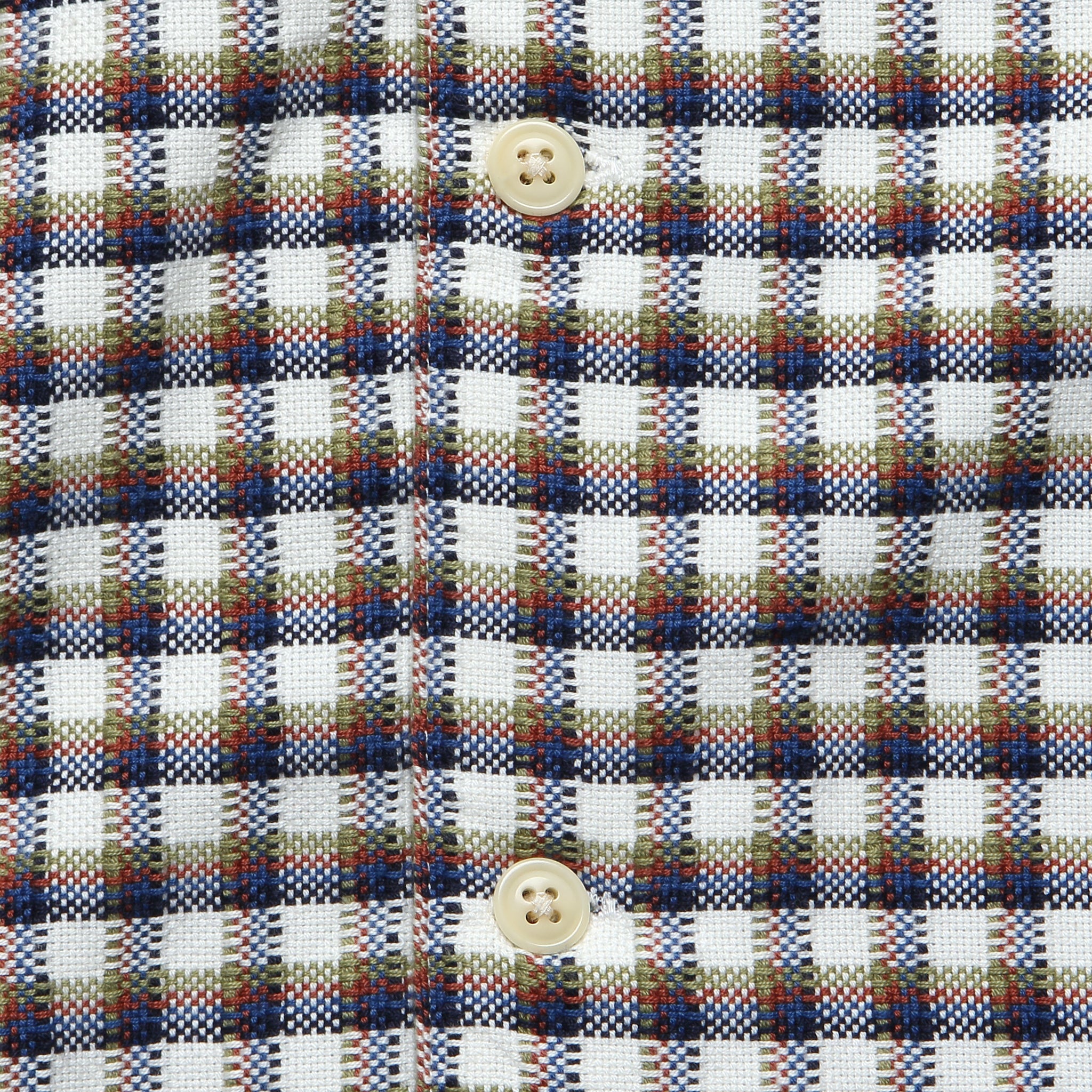 Busey Shirt - White Dobby Check - Far Afield - STAG Provisions - Tops - S/S Woven - Plaid