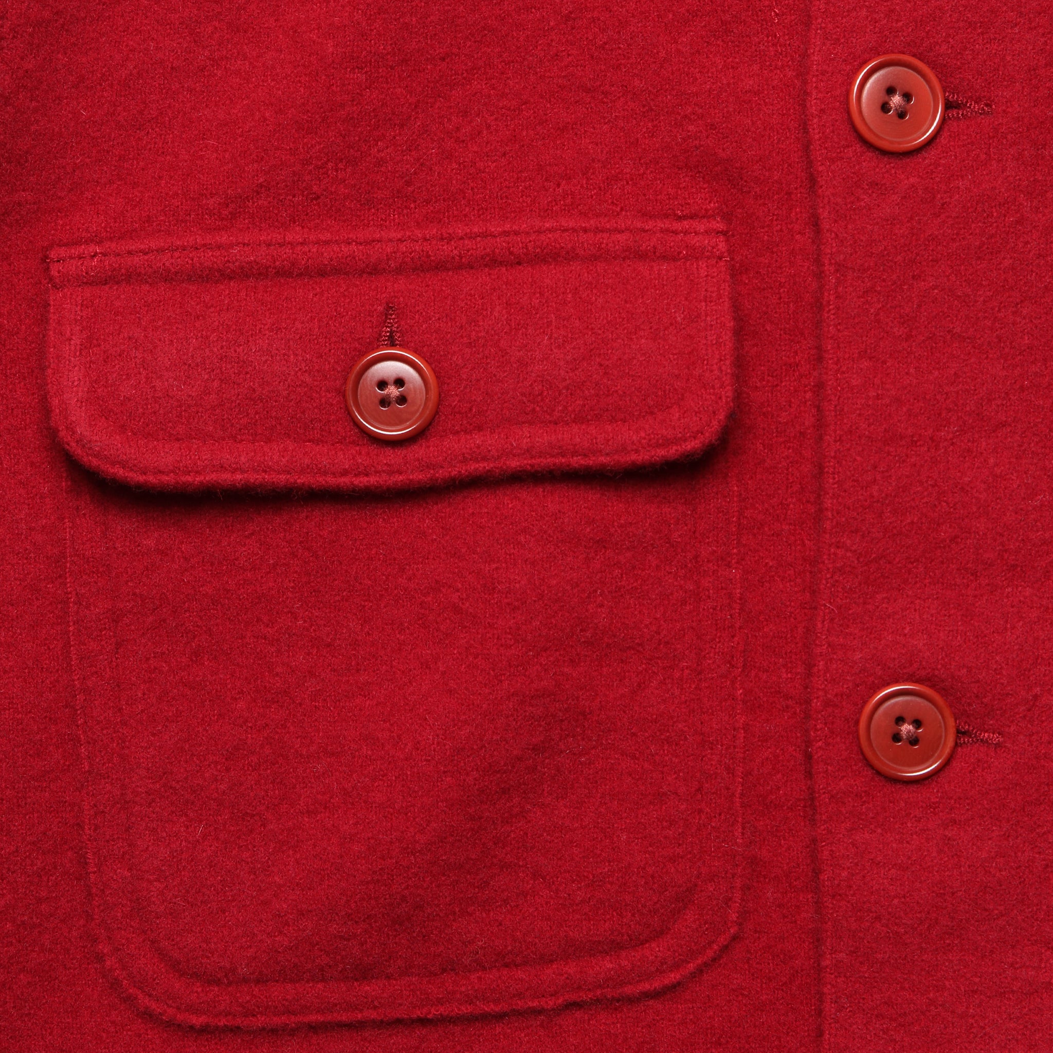 Boiled Wool Work Jacket - Barn Red - Alex Mill - STAG Provisions - Outerwear - Coat / Jacket