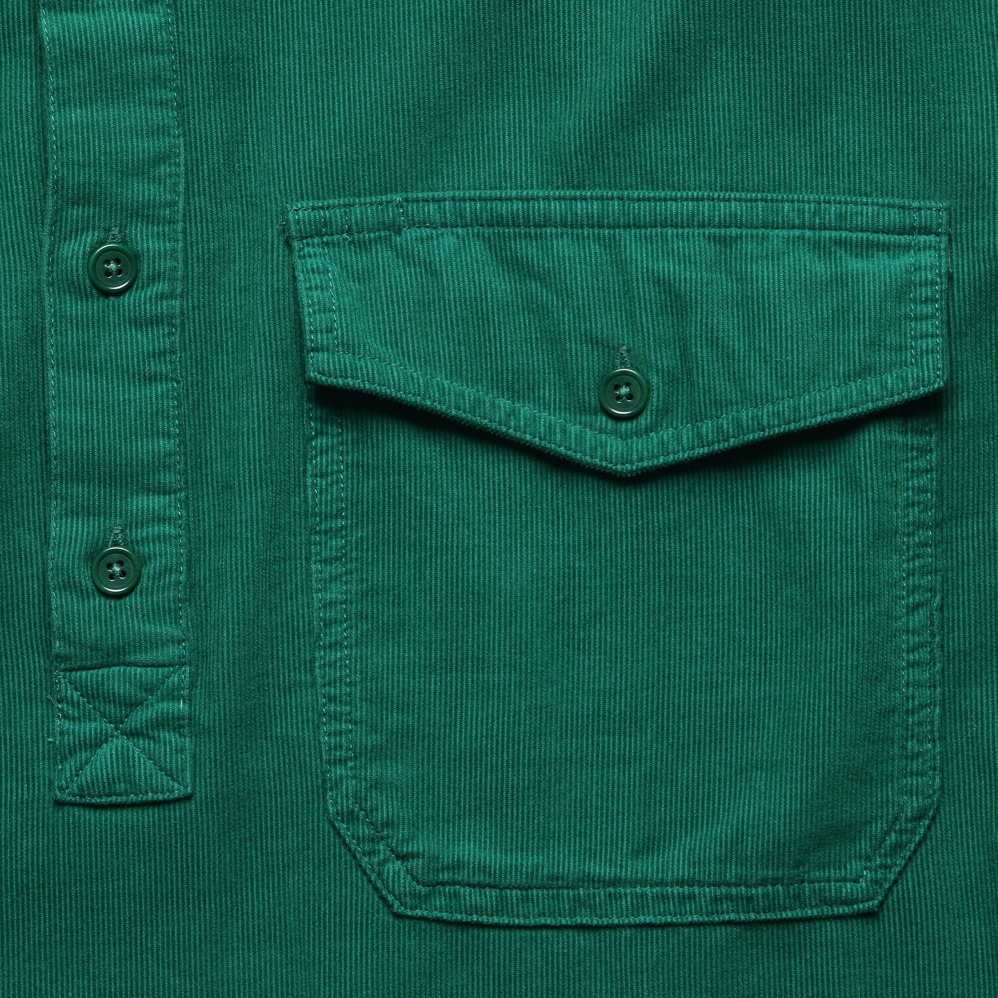 
                          Popover Cord Shirt - Kelly Green
                        