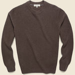 Cashmere Jordan Sweater - Espresso - Alex Mill - STAG Provisions - Tops - Sweater