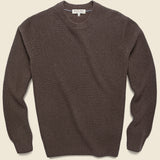 Cashmere Jordan Sweater - Espresso - Alex Mill - STAG Provisions - Tops - Sweater