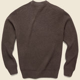 Cashmere Jordan Sweater - Espresso - Alex Mill - STAG Provisions - Tops - Sweater