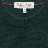 Cashmere Jordan Sweater - Cypress Green - Alex Mill - STAG Provisions - Tops - Sweater