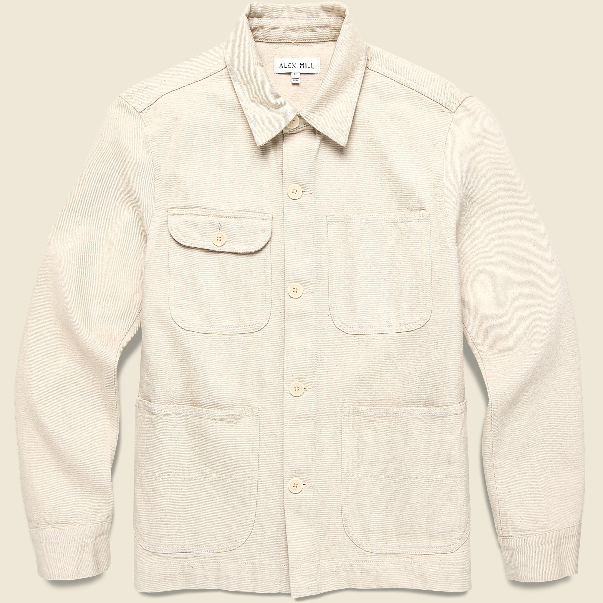 Denim Work Jacket - Natural - Alex Mill - STAG Provisions - Outerwear - Coat / Jacket