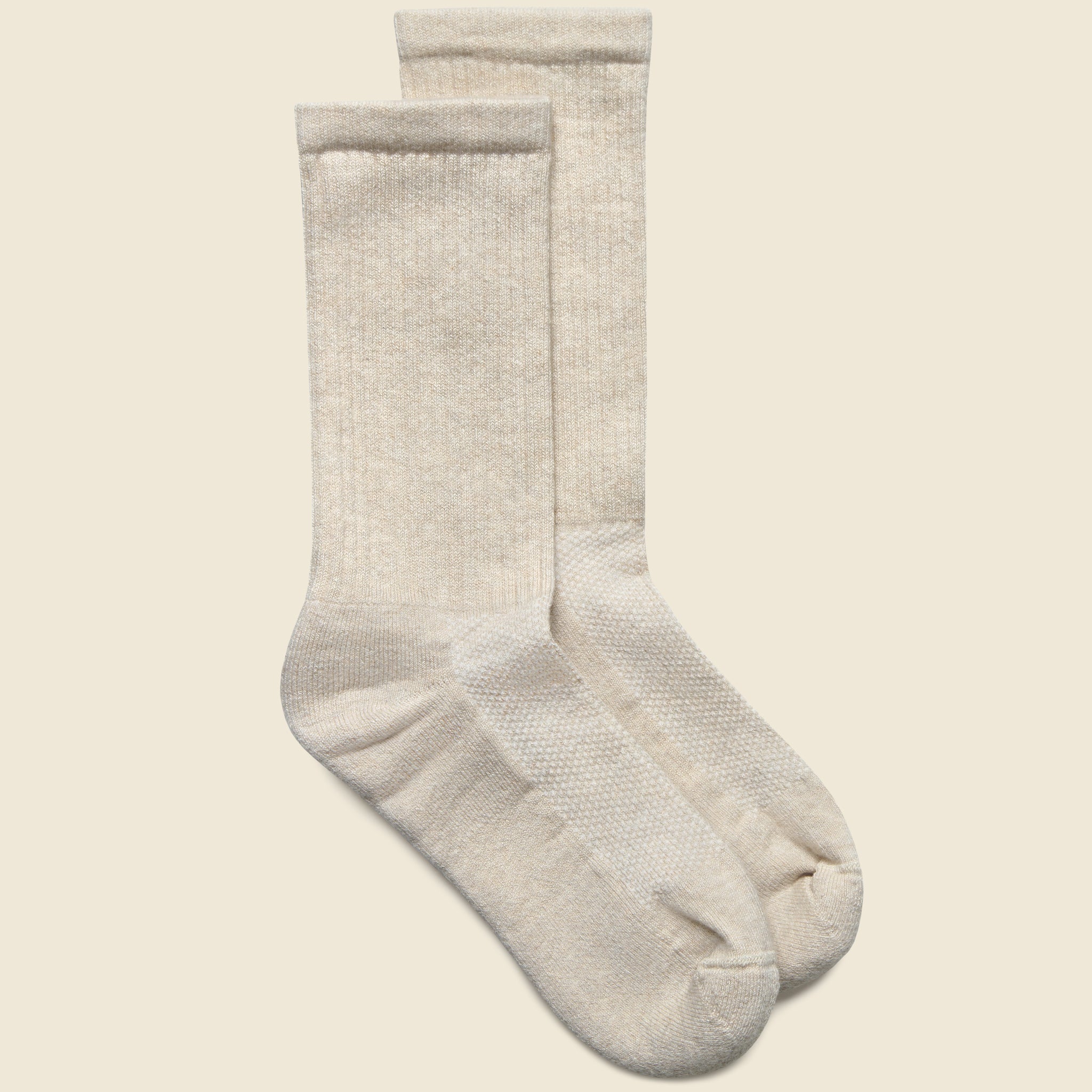 Statement Crew Sock - Linen - American Trench - STAG Provisions - Accessories - Socks