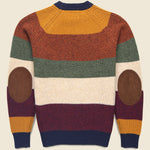 Multi Stripe 5G Crewneck Sweater - Navy - BEAMS+ - STAG Provisions - Tops - Sweater