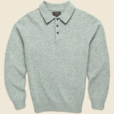 Knit Polo - Mint Green - BEAMS+ - STAG Provisions - Tops - Sweater