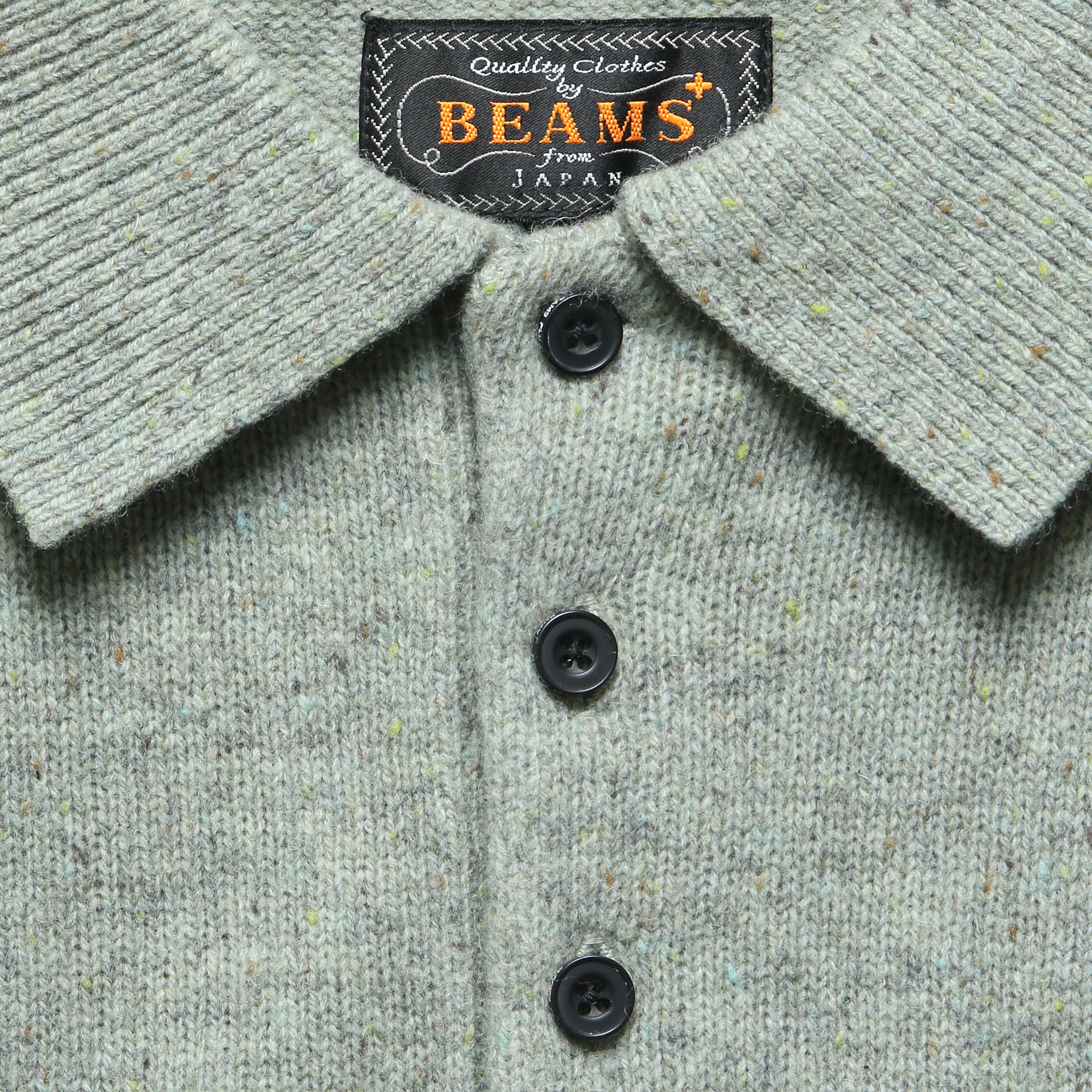 Knit Polo - Mint Green - BEAMS+ - STAG Provisions - Tops - Sweater
