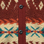 Boa Jacquard Cardigan - Brown - BEAMS+ - STAG Provisions - Tops - Sweater