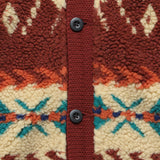 Boa Jacquard Cardigan - Brown - BEAMS+ - STAG Provisions - Tops - Sweater