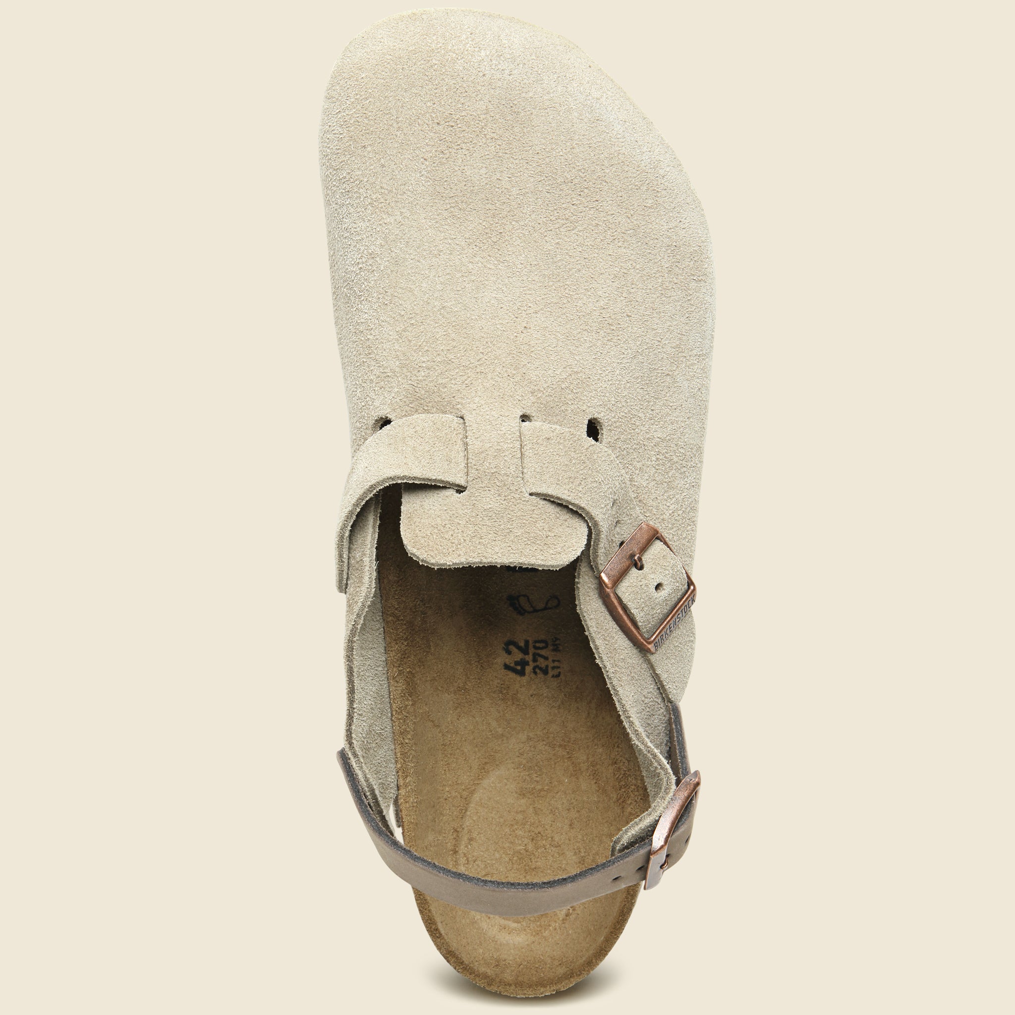 Tokio Suede Clog - Taupe - Birkenstock - STAG Provisions - Shoes - Sandals / Flops