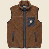Prentis Vest Liner - Deep Hamilton Brown/Black - Carhartt WIP - STAG Provisions - Outerwear - Vest