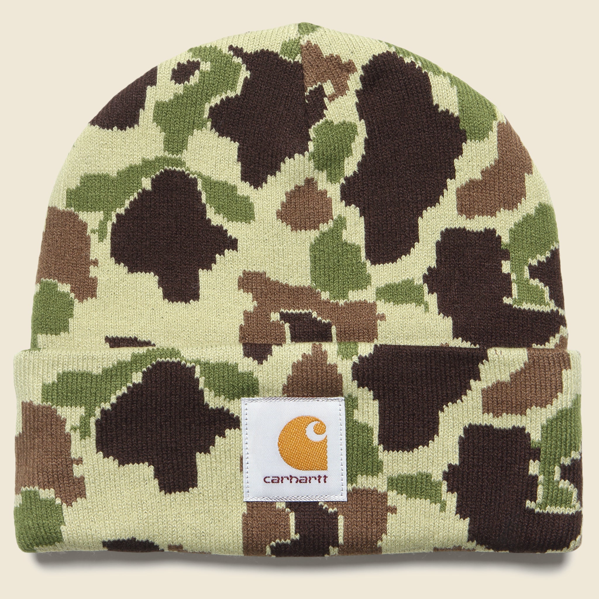 Camo Duck Beanie - Multi - Carhartt WIP - STAG Provisions - Accessories - Hats