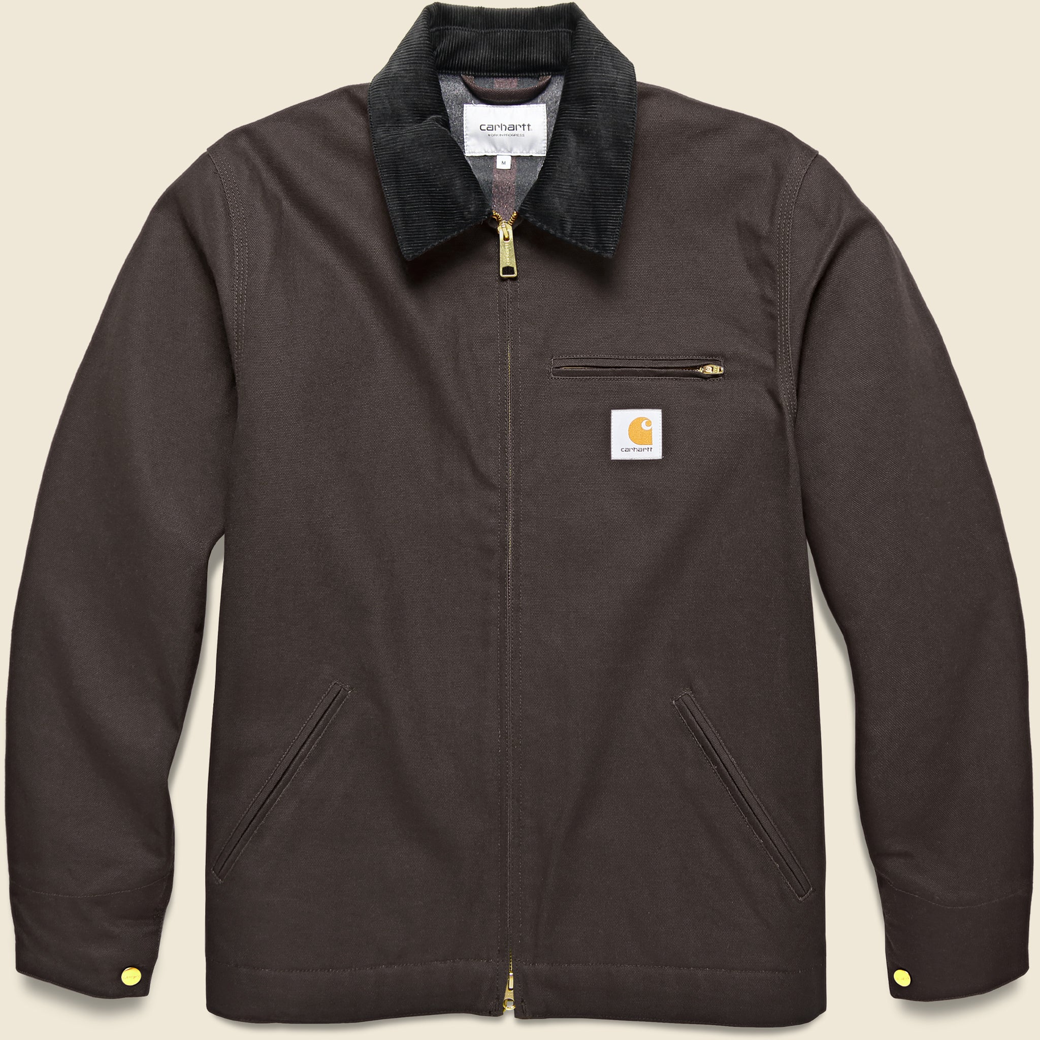 Blanket Lined Detroit Jacket - Tobacco/Black - Carhartt WIP - STAG Provisions - Outerwear - Coat / Jacket