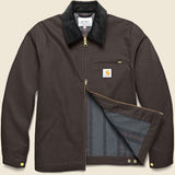 Blanket Lined Detroit Jacket - Tobacco/Black - Carhartt WIP - STAG Provisions - Outerwear - Coat / Jacket