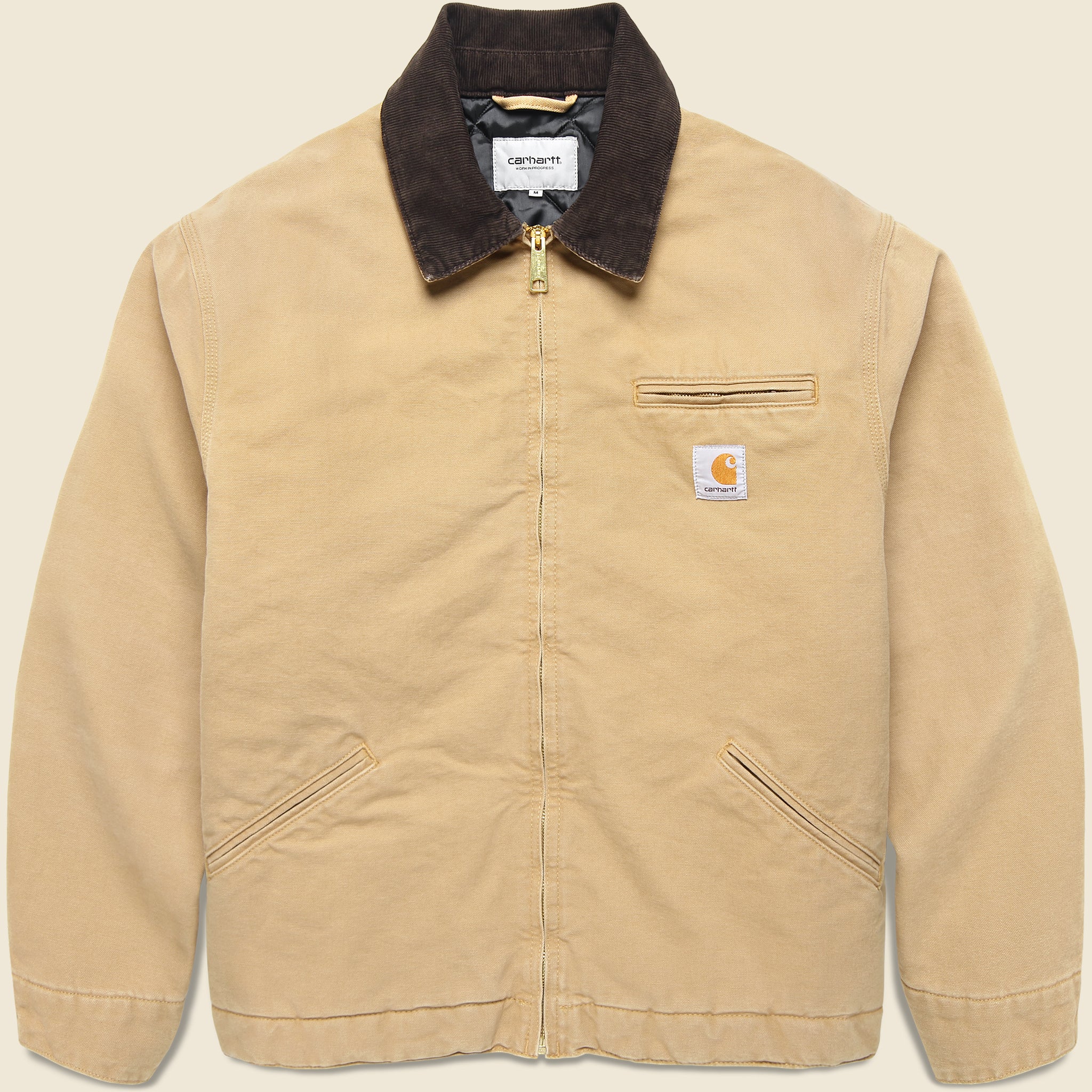 Quilt Lined OG Detroit Jacket - Dusty Hamilton Brown/Tobacco - Carhartt WIP - STAG Provisions - Outerwear - Coat / Jacket