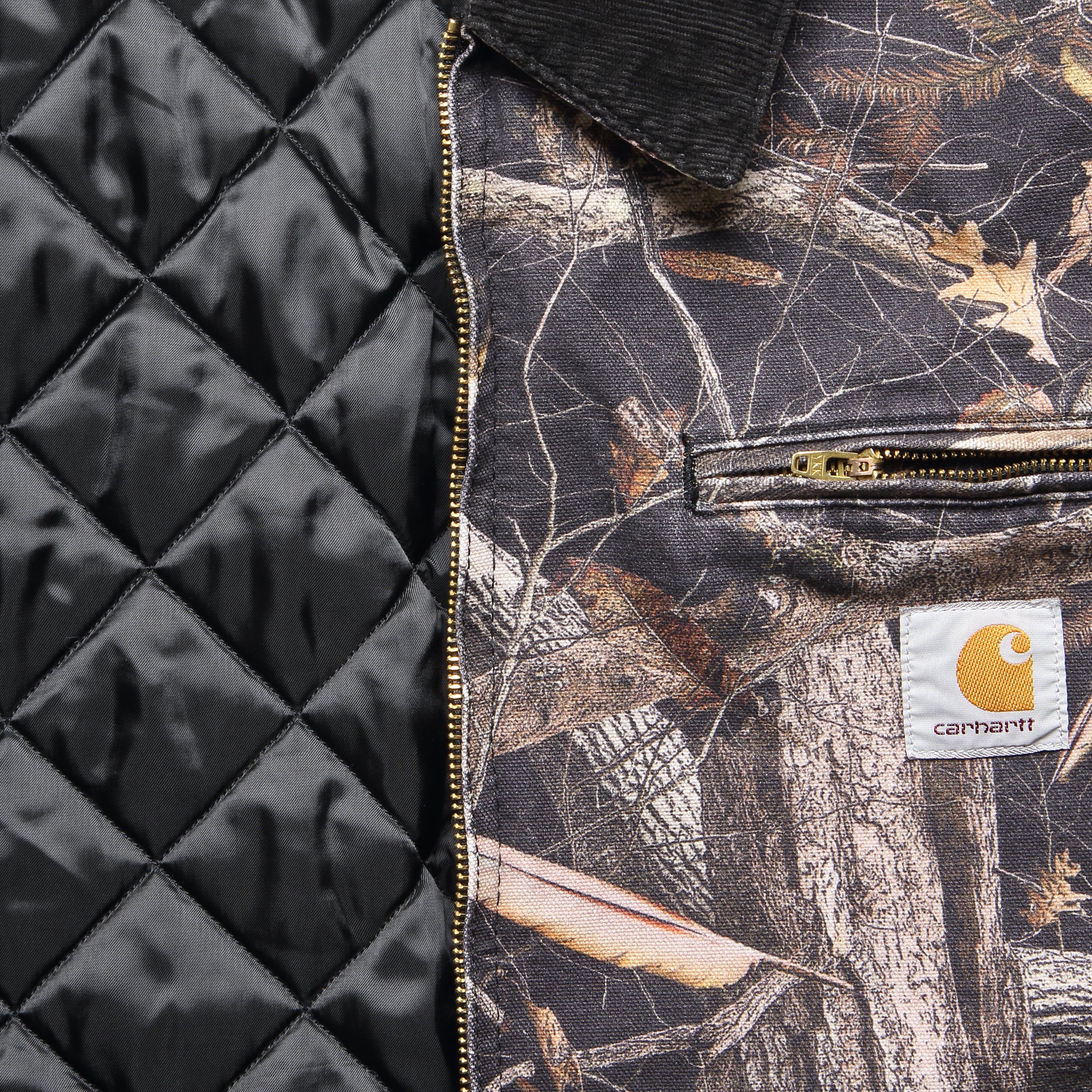 
                          Quilt Lined OG Detroit Jacket - Camo Feather Tree - Carhartt WIP - STAG Provisions - Outerwear - Coat / Jacket
                        