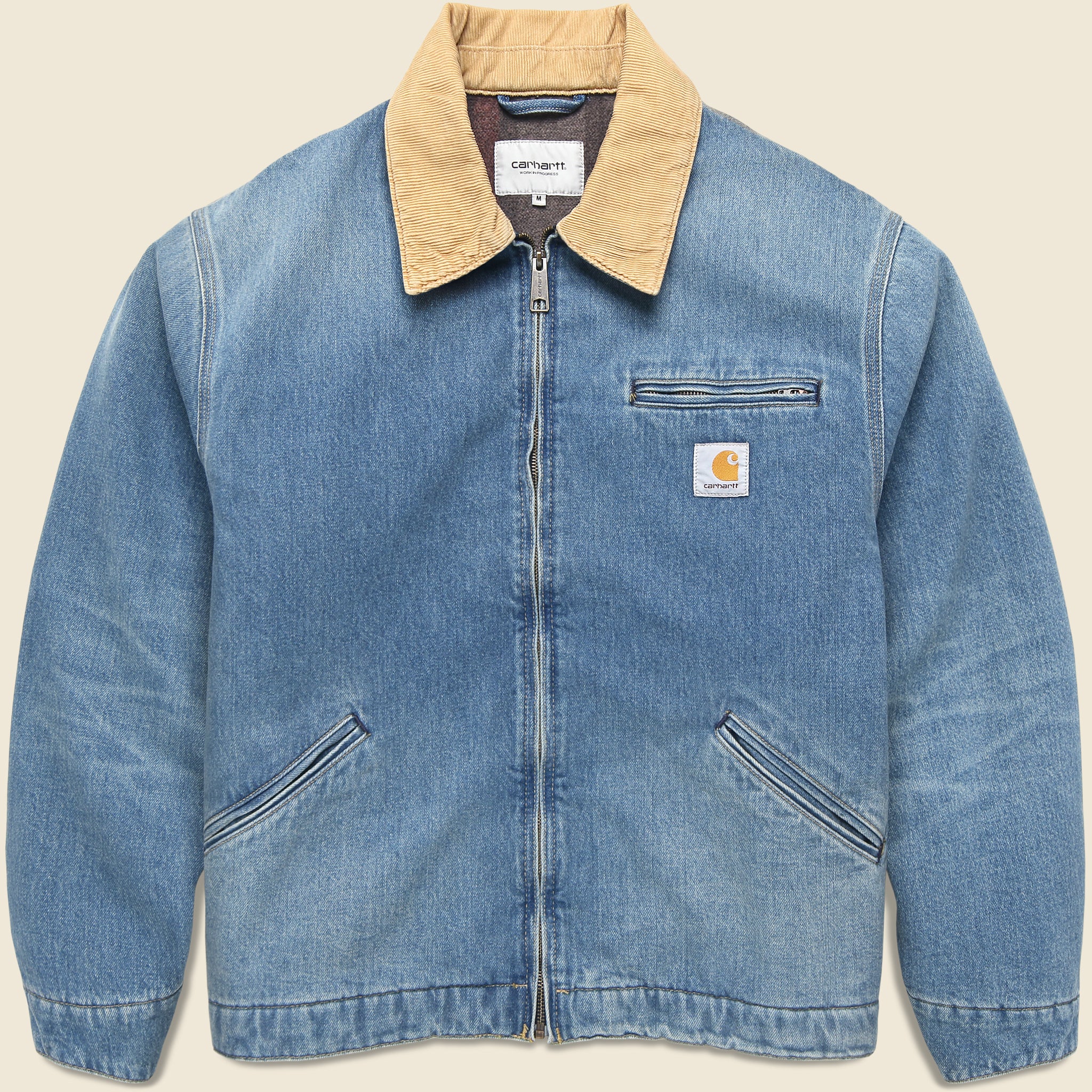 Blanket Lined OG Detroit Jacket - Blue Denim