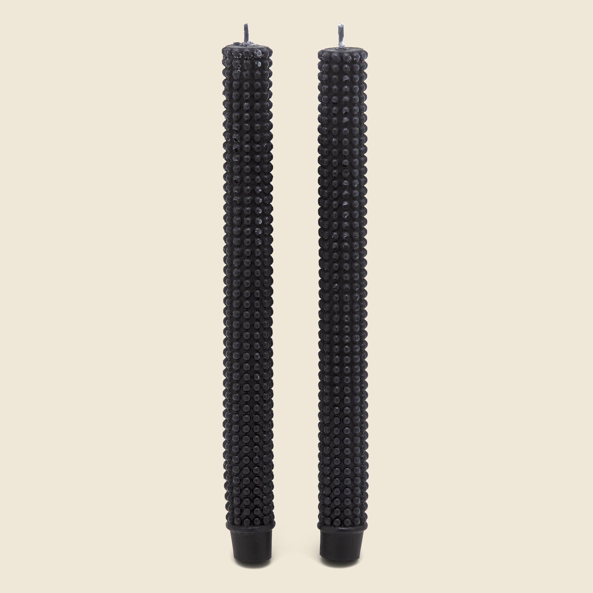 Hobnail Taper Candles Set of 2 - Black - Home - STAG Provisions - Home - Fragrance - Candle
