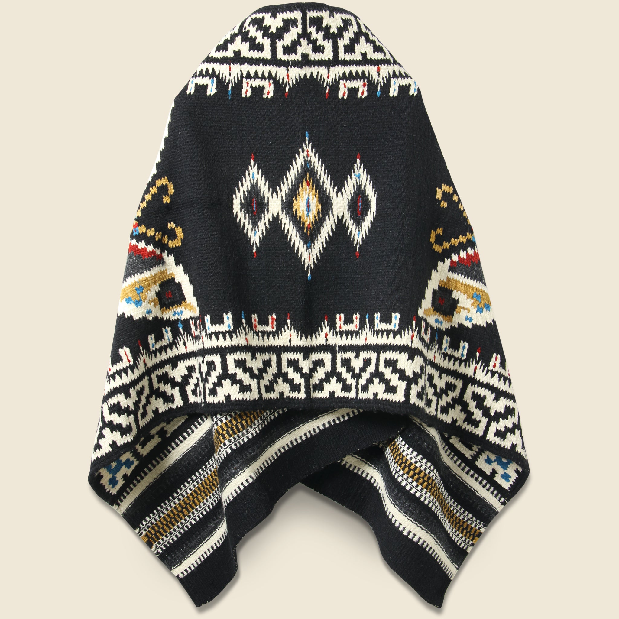
                          Merino Wool Blanket Poncho - Butterfly - Chamula - STAG Provisions - Outerwear - Coat / Jacket
                        