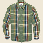 Cabin Acid Plaid Shirt - Green/Brown - Corridor - STAG Provisions - Tops - L/S Woven - Plaid