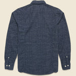 Japanese Dot Shirt - Blue/Cor Men - Corridor - STAG Provisions - Tops - L/S Woven - Other Pattern