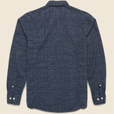 Japanese Dot Shirt - Blue/Cor Men - Corridor - STAG Provisions - Tops - L/S Woven - Other Pattern