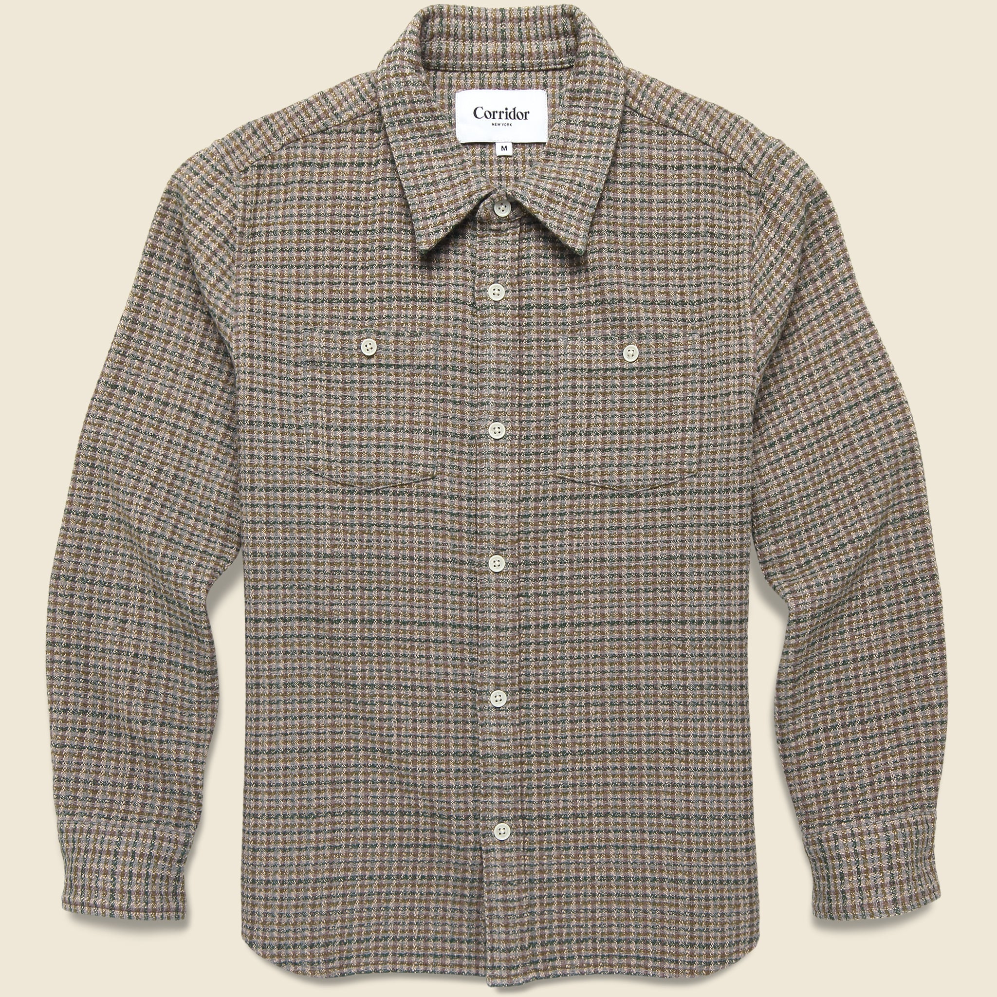 Moonrock Shirt - Taupe - Corridor - STAG Provisions - Tops - L/S Woven - Plaid