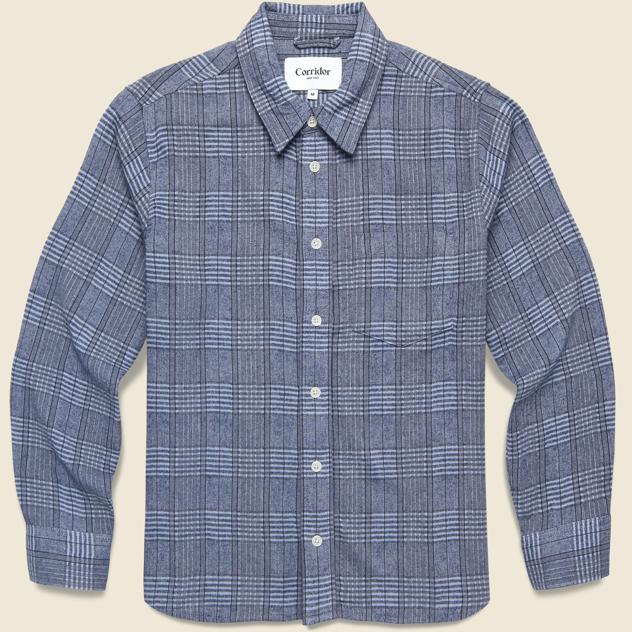 Ocean Parkway Shirt - Blue - Corridor - STAG Provisions - Tops - L/S Woven - Plaid