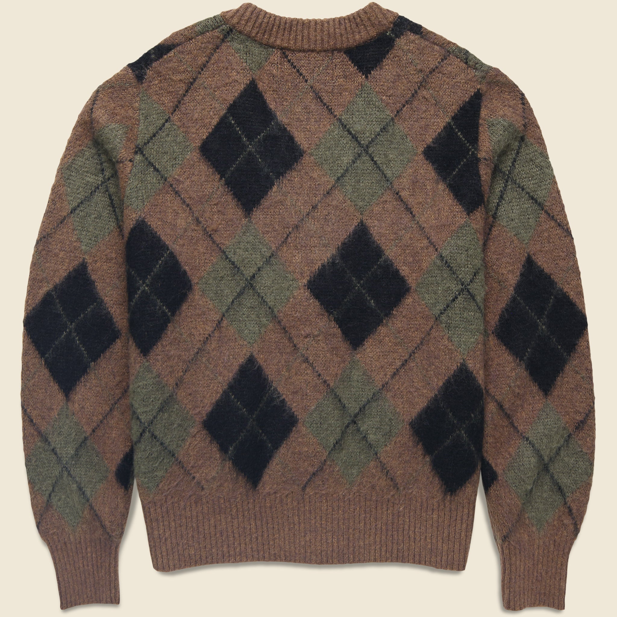 
                          Argyle Cardigan - Brown - Corridor - STAG Provisions - Tops - Sweater
                        