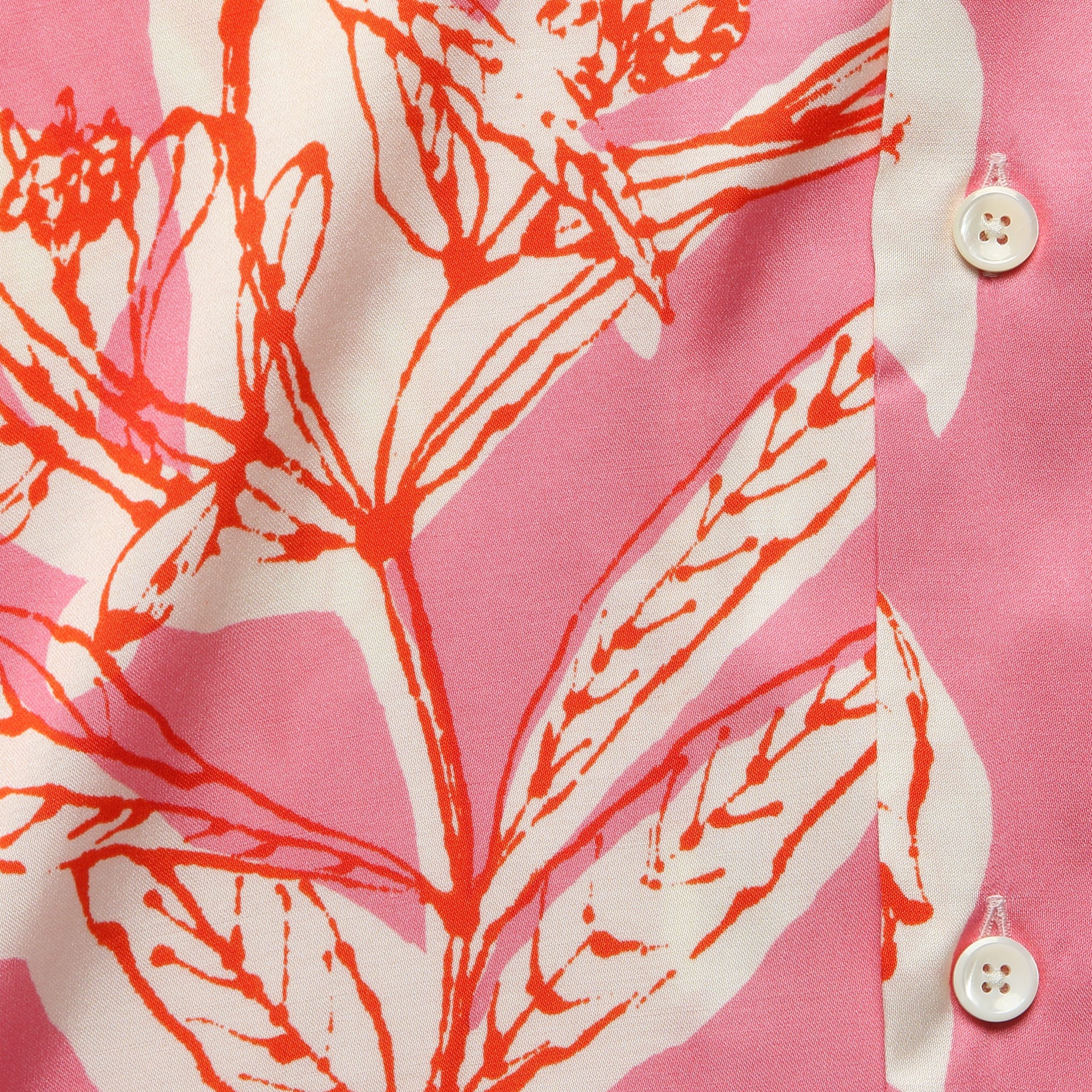 Viscose Camp Shirt - Pink - Corridor - STAG Provisions - Tops - S/S Woven - Floral
