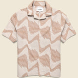Resonance Camp Shirt - Natural - Corridor - STAG Provisions - Tops - S/S Woven - Other Pattern