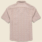 Rainbow Weave Camp Shirt - Pink - Corridor - STAG Provisions - Tops - S/S Woven - Other Pattern