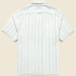 Skip Stripe Camp Shirt - Natural - Corridor - STAG Provisions - Tops - S/S Woven - Stripe