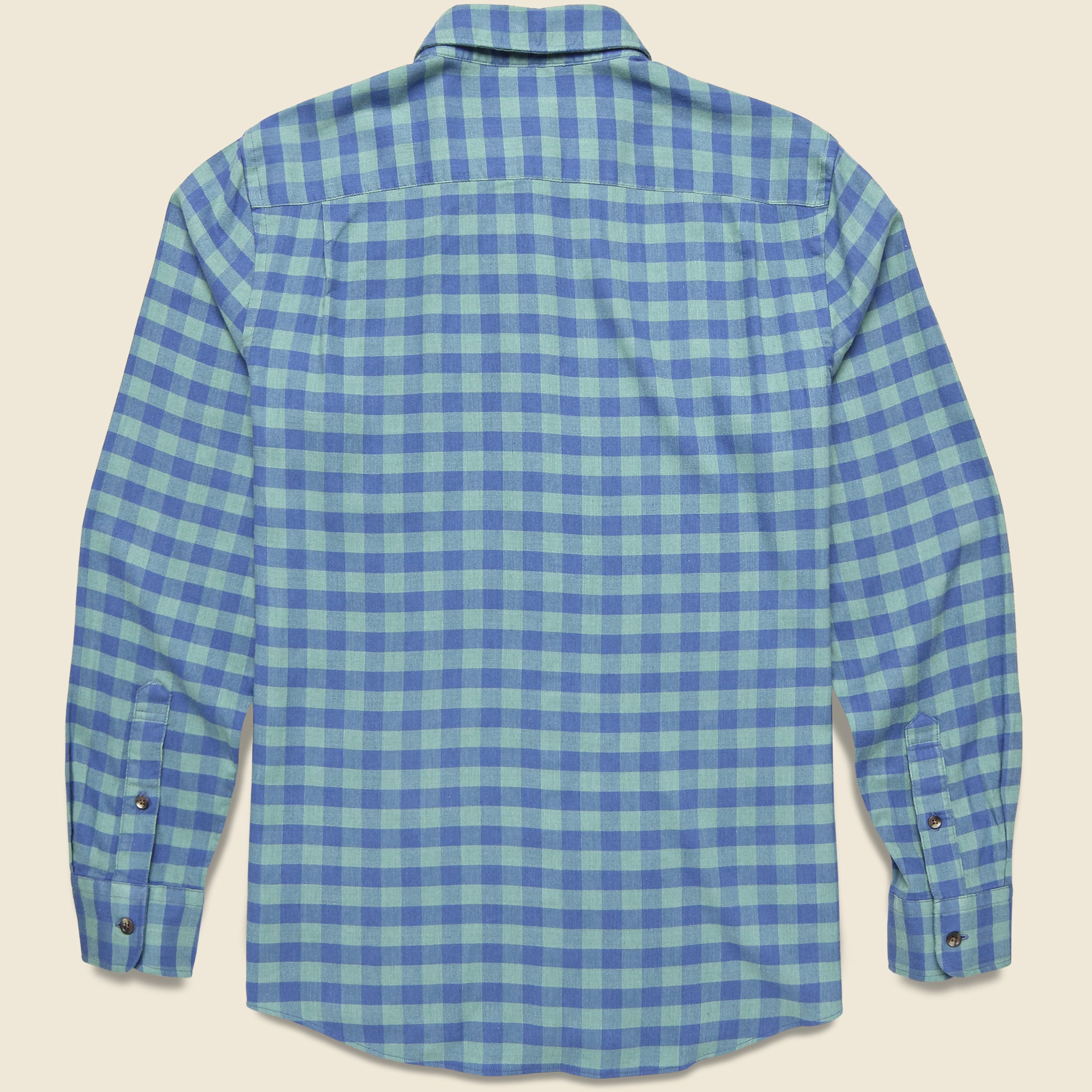 
                          All Time Shirt - Moss Cove Gingham - Faherty - STAG Provisions - Tops - L/S Woven - Plaid
                        