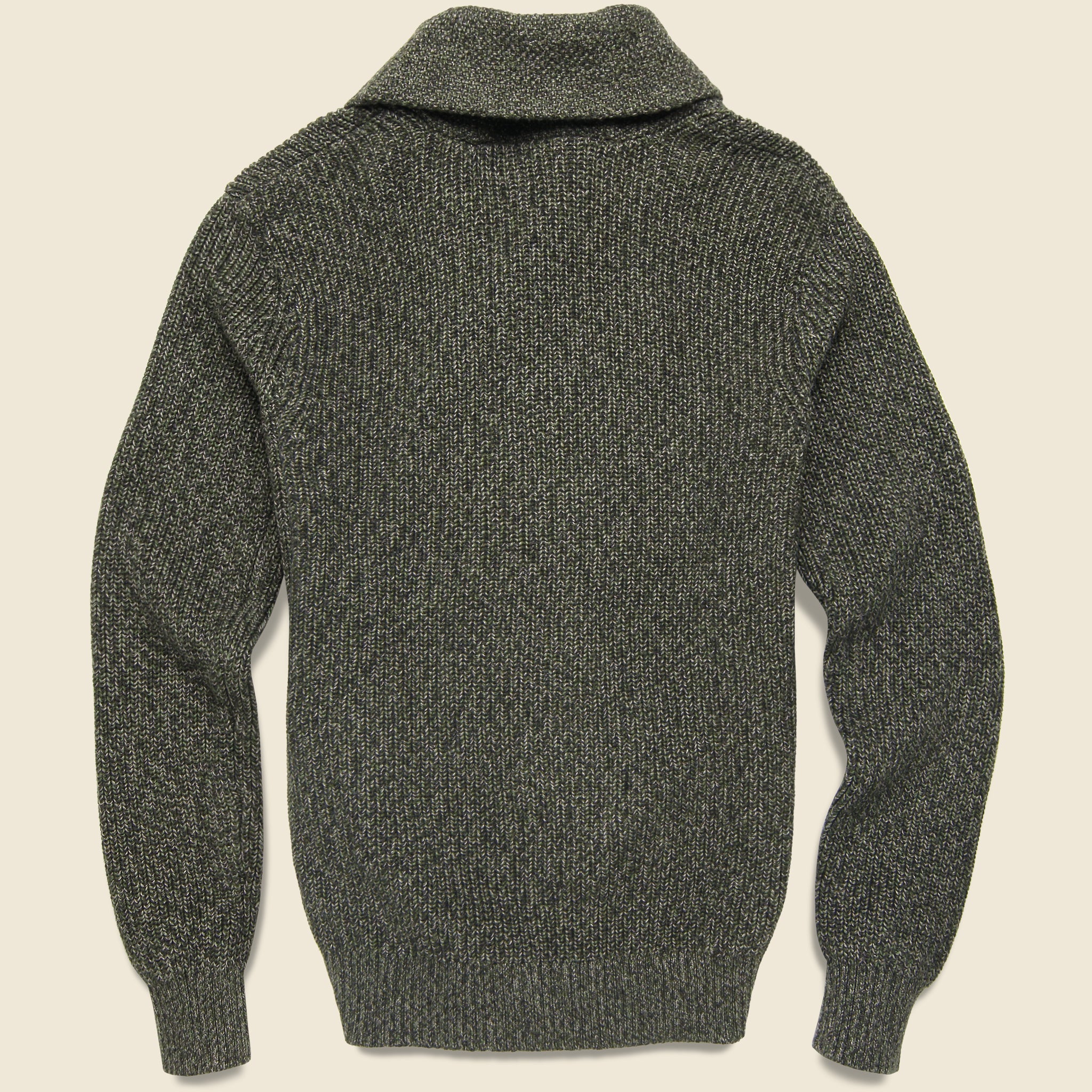 Marled Cotton Cardigan - Olive Peak Marl - Faherty - STAG Provisions - Tops - Sweater