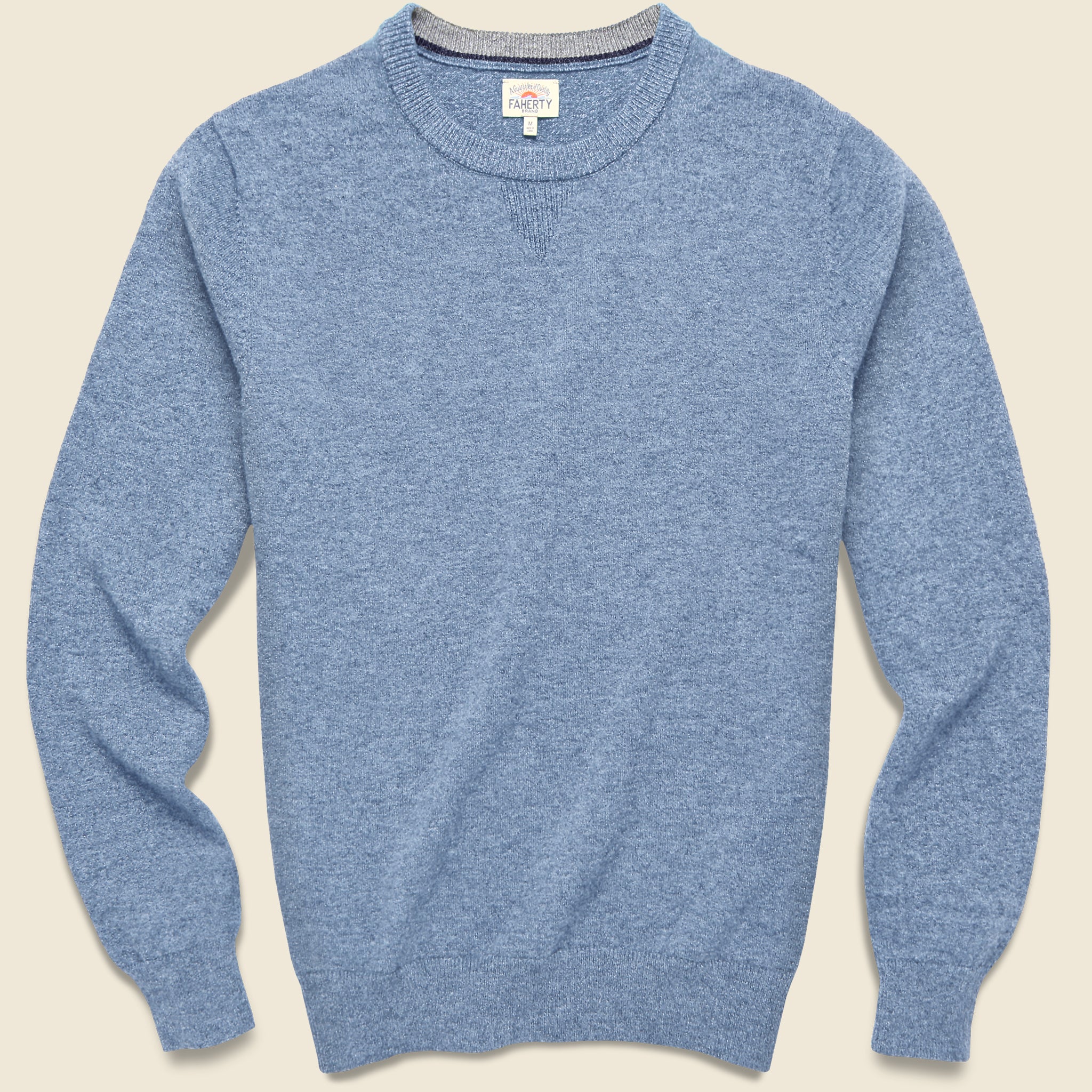 Jackson Crew Sweater - Mountain Stream Heather - Faherty - STAG Provisions - Tops - Sweater