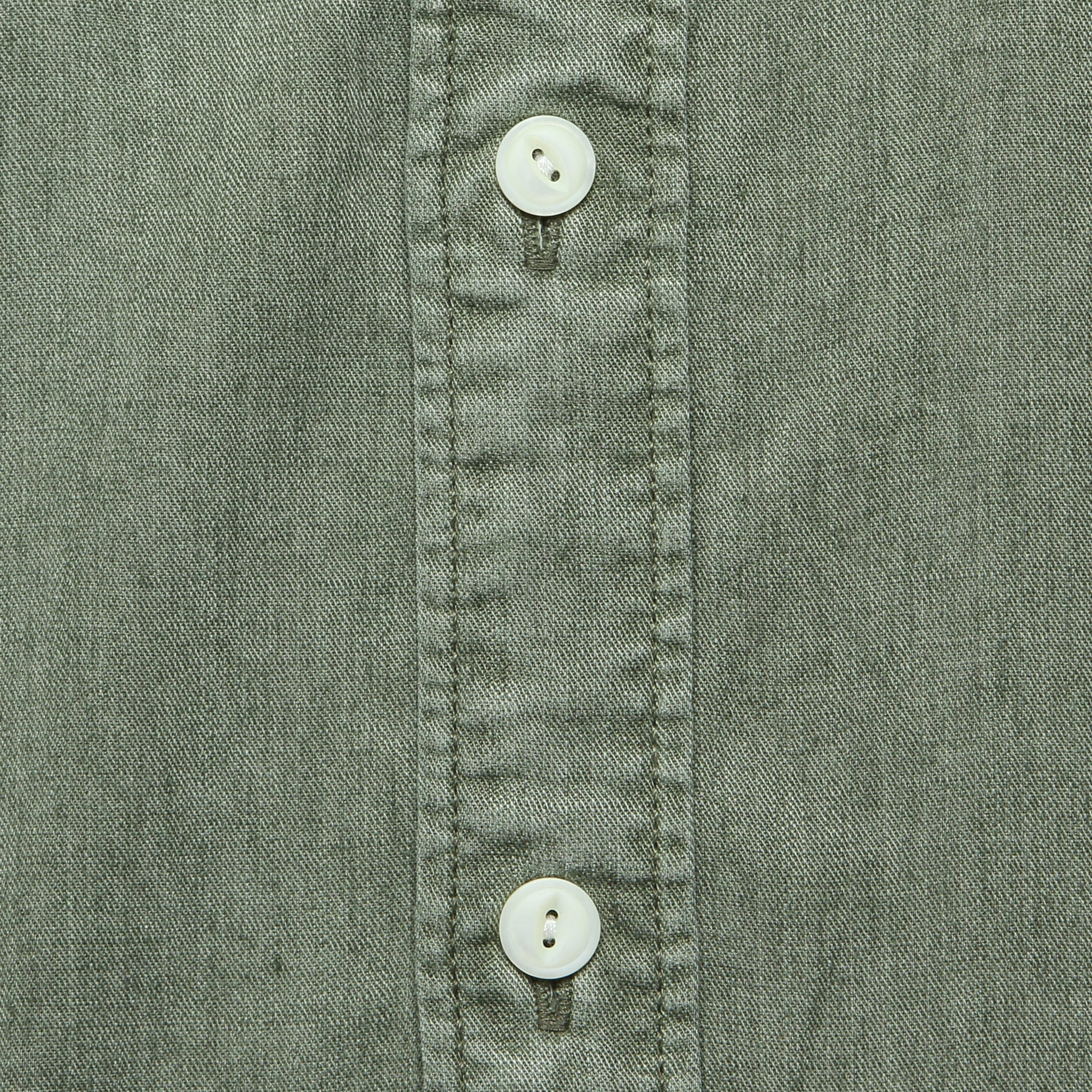 Chambray Workshirt - Desert Olive - Faherty - STAG Provisions - Tops - L/S Woven - Solid