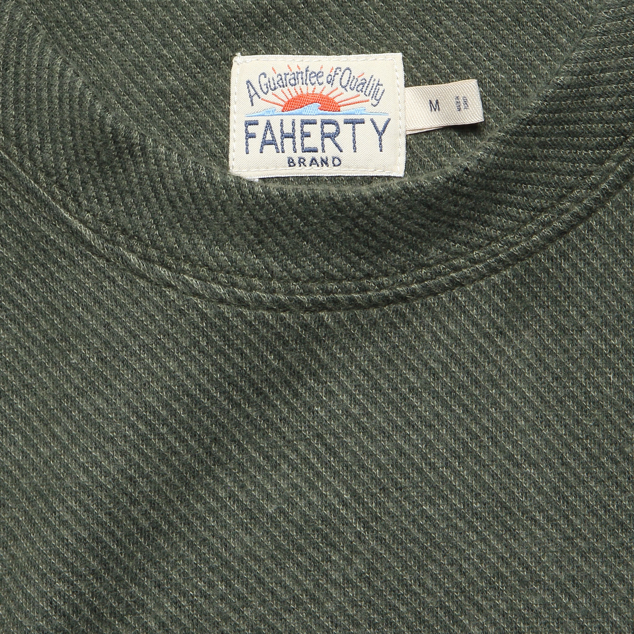 Legend Sweater Crew - Fall Evergreen - Faherty - STAG Provisions - Tops - Fleece / Sweatshirt