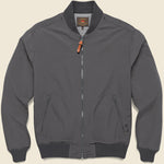 Military Bomber Jacket - Graphite - Faherty - STAG Provisions - Outerwear - Coat / Jacket