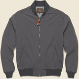 Military Bomber Jacket - Graphite - Faherty - STAG Provisions - Outerwear - Coat / Jacket
