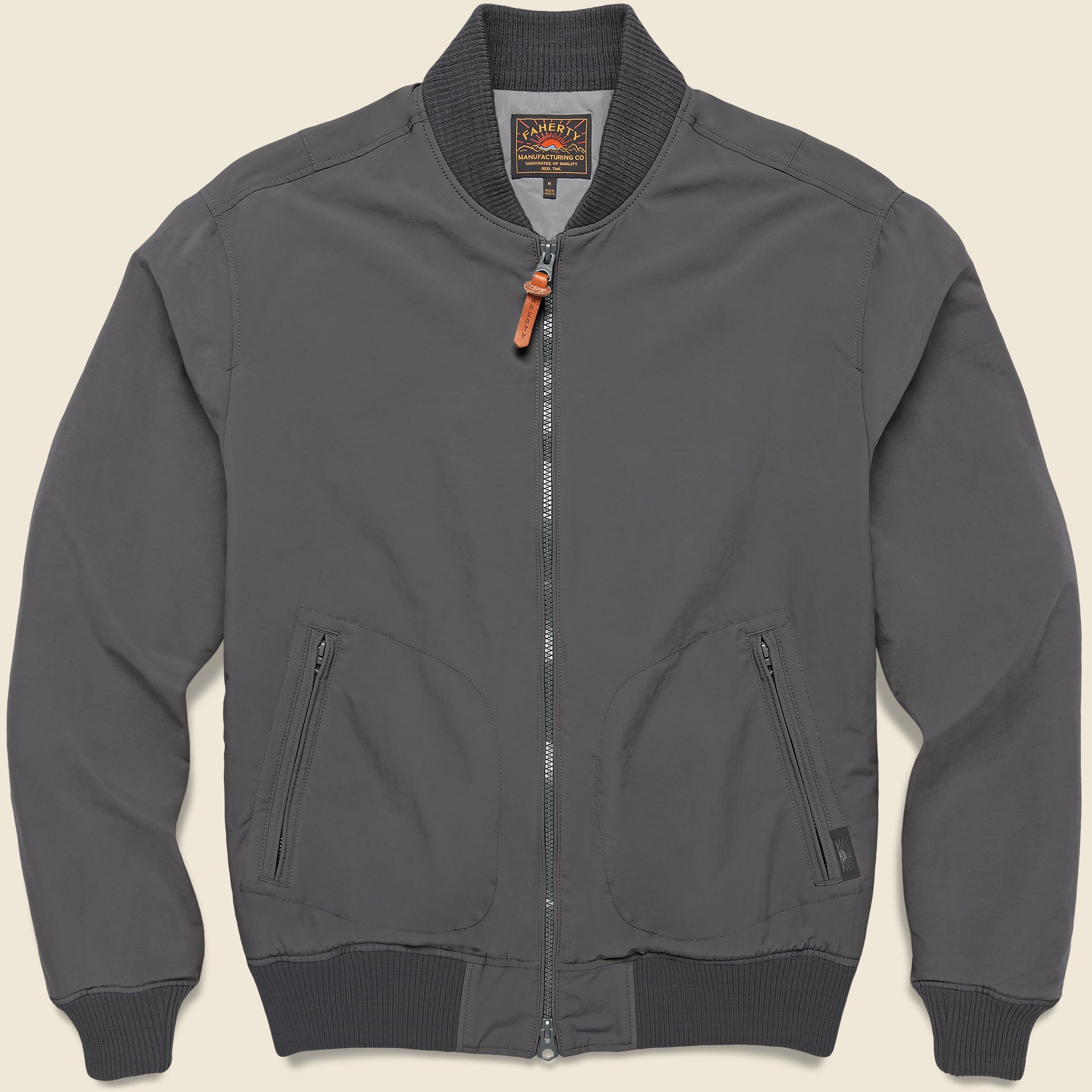 Military Bomber Jacket - Graphite - Faherty - STAG Provisions - Outerwear - Coat / Jacket