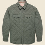 Thunder Voice Eagle Reversible Bondi Jacket - Pinyon Ridge Green - Faherty - STAG Provisions - Outerwear - Coat / Jacket