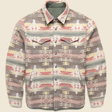 Thunder Voice Eagle Reversible Bondi Jacket - Pinyon Ridge Green - Faherty - STAG Provisions - Outerwear - Coat / Jacket