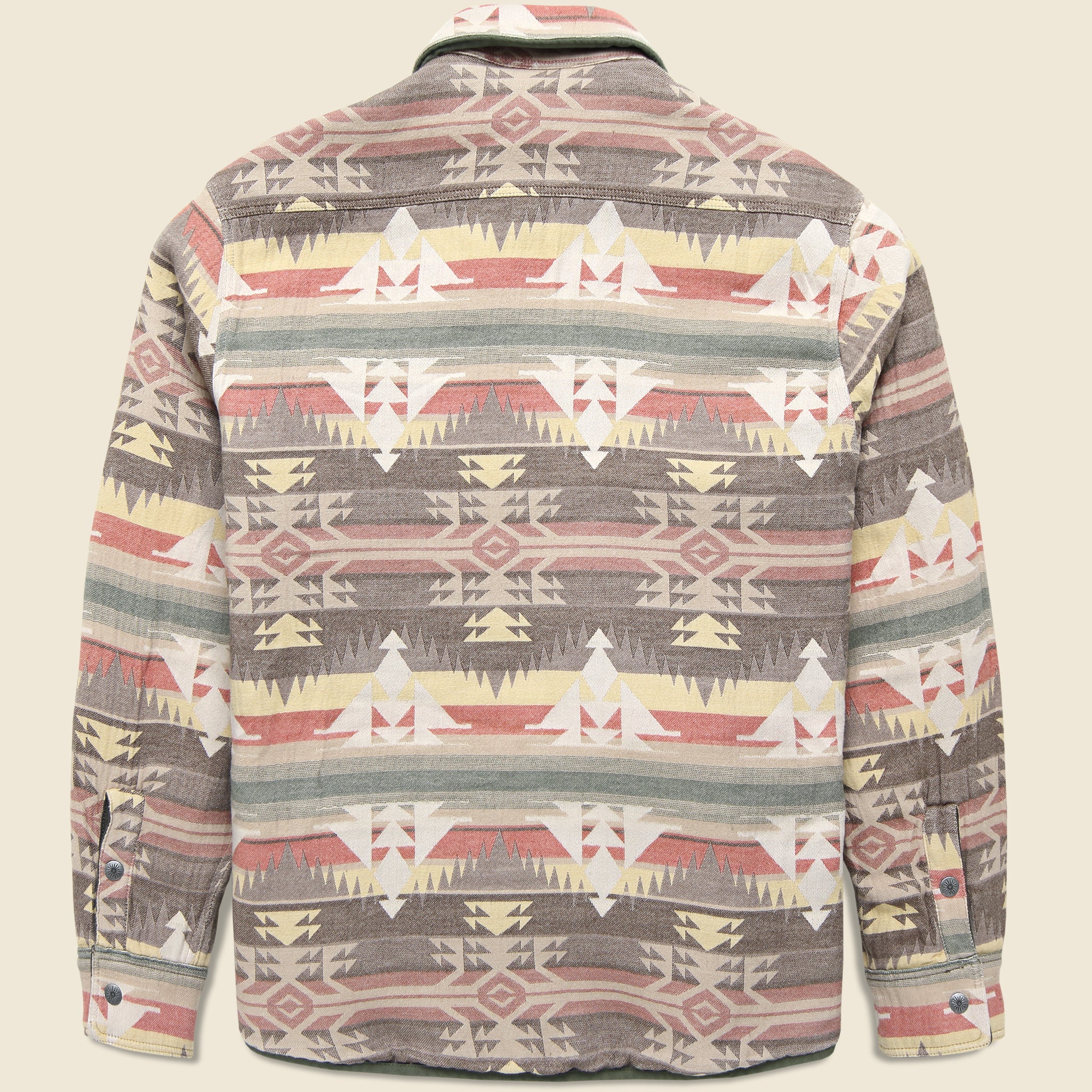 Thunder Voice Eagle Reversible Bondi Jacket - Pinyon Ridge Green - Faherty - STAG Provisions - Outerwear - Coat / Jacket