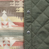 Thunder Voice Eagle Reversible Bondi Jacket - Pinyon Ridge Green - Faherty - STAG Provisions - Outerwear - Coat / Jacket